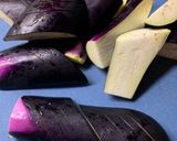 白米と相性◎ ピリ辛味の茄子味噌作り方1写真