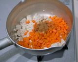 栄養満点♪甘くないほうれん草の炒り豆腐作り方3写真