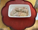 鶏肉の鉄板焼きガーリックバターソテー作り方1写真