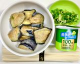冷製揚げナスとヨーグルトの素麺つゆ作り方1写真