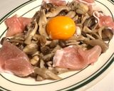 秋のキノコのぺぺタマ🍄作り方6写真
