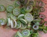簡単★昼食！ネギ入り手毬たまご作り方1写真