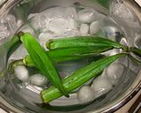 ほうれん草とオクラの鰹節おひたし作り方4写真