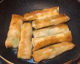 そら豆と海老の春巻き作り方6写真