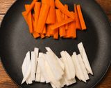 豚ロースの野菜巻き(生姜焼きタレ)作り方1写真