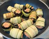 長ナスの鶏つくね巻き作り方4写真