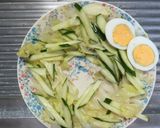 ゴマドレッシングにマヨを加えてラーメンサラダ作り方4写真