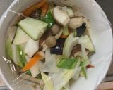 肉無豆腐簡単中華風棒棒鶏味野菜炒め作り方12写真