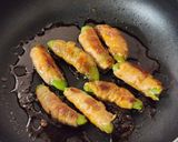 うまだれ!スナップえんどうの甘辛肉巻き作り方4写真