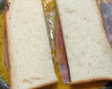 ベーコン卵チーサンド作り方6写真