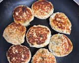 低脂質♡大葉と豆腐のチキン味噌バーグ作り方3写真