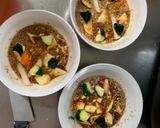 根菜茄子白菜ウスター棒棒鶏味温野菜サラダ作り方6写真