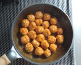 焼かずにふっくら☆煮込みミートボール。作り方5写真