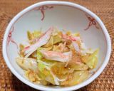 簡単に出来るホットきゃべつの和え物作り方3写真