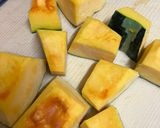 かぼちゃのそぼろ煮作り方1写真