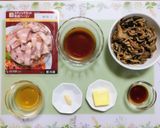 秋簡単昼食夕飯！ワンパンきのこのバター醤油パスタ作り方1写真