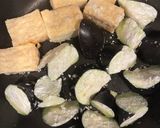 居酒屋メニュー！豆腐と茄子の揚げ出し豆腐作り方4写真