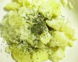 無添加　パセリと玉葱の粗潰しポテトサラダ作り方5写真