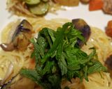 焼きなすとしめじのパスタ作り方8写真