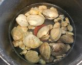 ボンゴレ風あさりの土鍋ごはん。作り方3写真