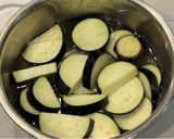 ナスの豚こま乗せ焼き！味噌が決めて！作り方3写真