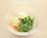 介護食　スプラウトのポテトサラダ　美肌に作り方6写真