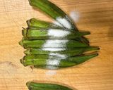 無限爆食‼︎ オクラの唐揚げ作り方1写真