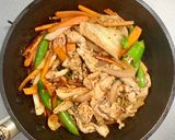豚こま肉と韓国唐辛子のキムチ炒め作り方7写真
