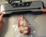 豚肩ロースの酒粕漬け（63℃低温調理）作り方3写真
