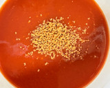 簡単✨とろけるチーズの卵トマトスープ🍅🍲作り方1写真