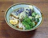 茄子と春菊の天ぷらうどん作り方3写真