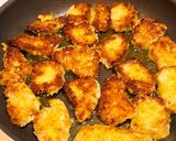 鶏胸肉のマスタードパン粉焼き作り方5写真
