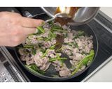 豚肉とほうれん草のオイスター炒め★動画★作り方8写真