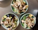 肉無チクワ洋風梅味噌クリーム味野菜炒め作り方10写真