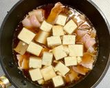 ベーコンと豆腐とホウレン草と卵のうま煮作り方5写真