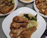 鶏手羽元簡単漬け置き酢味付けとチンゲン菜作り方15写真