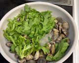 アサリと春菊のパスタ作り方4写真