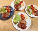 牛肉のハンバーグ✨作り方9写真