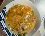 レンジ簡単洋風梅キムチ麻婆味炒飯弁当作り方7写真