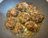 ごはんにあうソース卵風味で簡単ハンバーグ作り方8写真