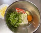 横浜発♡ライスペーパーの豆腐お好み焼き作り方1写真
