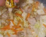 海鮮豚バラあんかけそば作り方8写真
