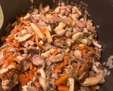 鶏もも肉と舞茸の混ぜご飯☘️作り方4写真