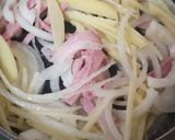 新たまと新ジャガでオープンオムレツ♪作り方3写真