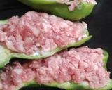 レンチンでピーマンの肉詰め♥作り方8写真