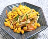 ピリ辛中華ドレッシングで❣ 野菜サラダ作り方4写真