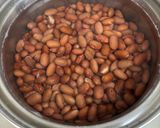 金時豆で甘さ控えめ梅煮〜♪作り方3写真