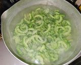 ゴーヤと豚肉の甘辛ふんわり卵炒め作り方5写真