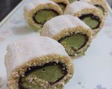 ビスキュイのシートで♡緑茶のロールケーキ作り方16写真