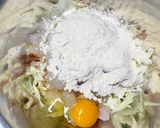 エビ入りだしお好み焼き作り方2写真